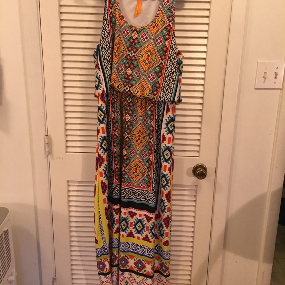 Aztec Print Magic Maxi Dress